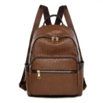 Womens Casual Leather Backpack
