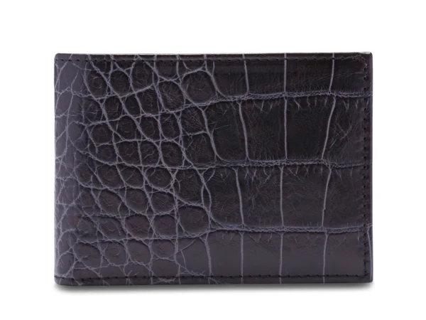 Crocodile leather wallet