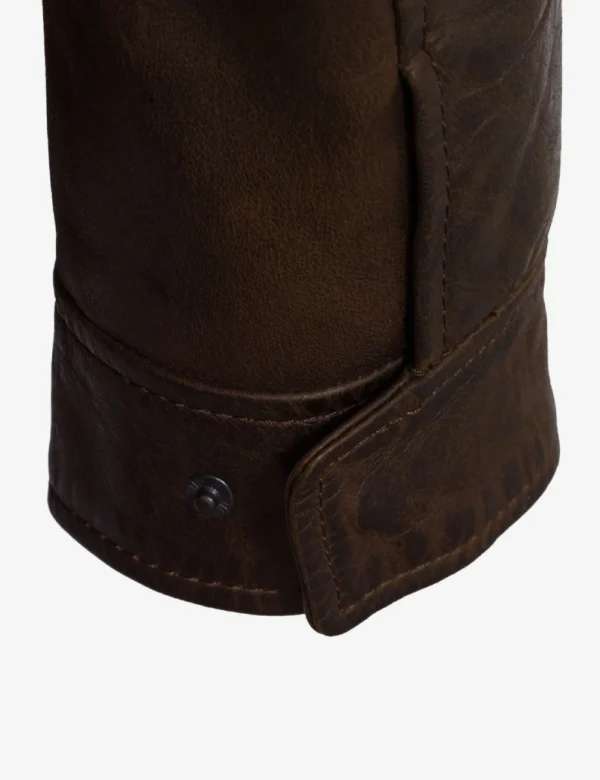 Distressed brown jacket