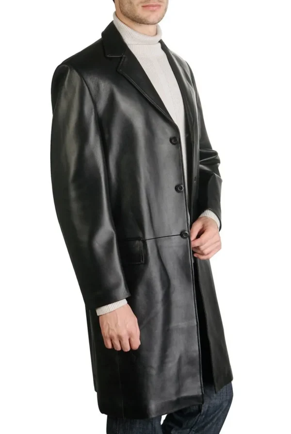 Durable cowhide leather jacket