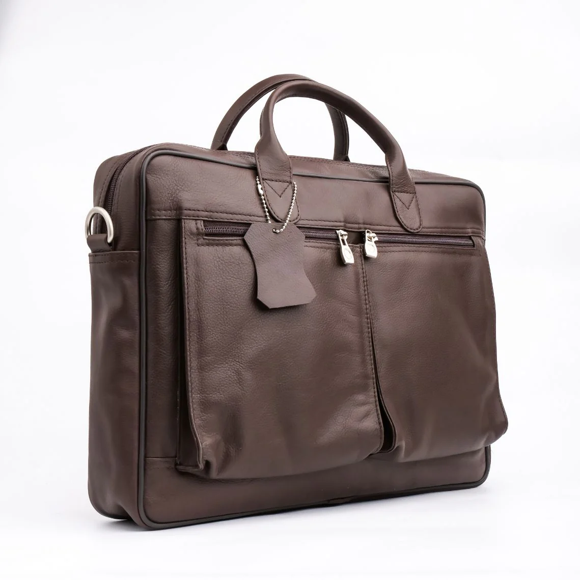 Ultimate Dark Brown Leather Briefcase Bag