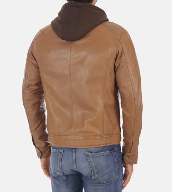 Erico cognac leather jacket