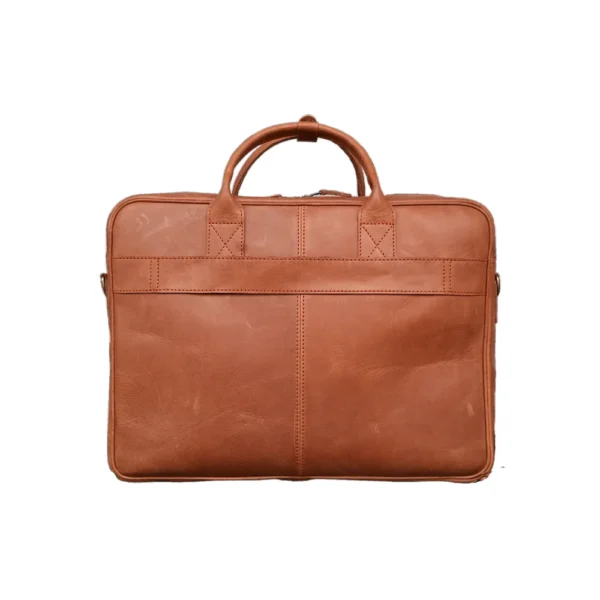 Executive leather laptop case