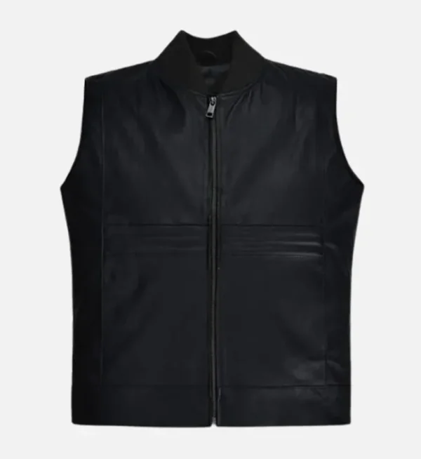 Classic Highway Forge Leather Vest For Men
