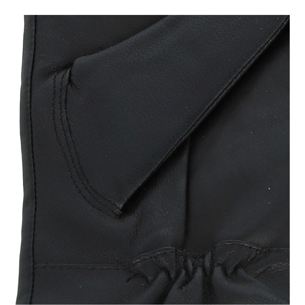 Black Ladies Leather Gloves