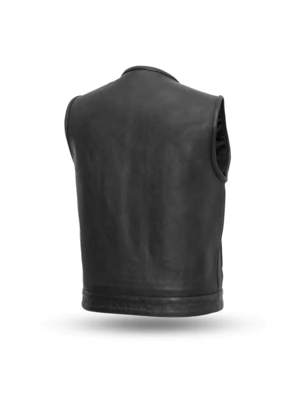 Men-Black-Leather-Moto-Vest