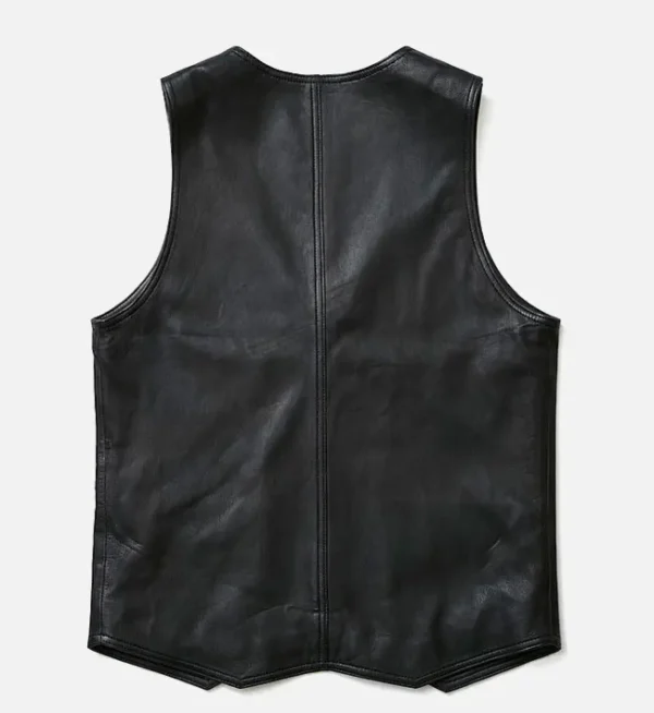 Mens Asphalt Ace leather vest