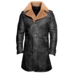 Mens Lambskin Shearling Leather Coat
