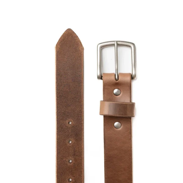 Mens leather belt