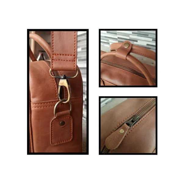 Mens leather business bag