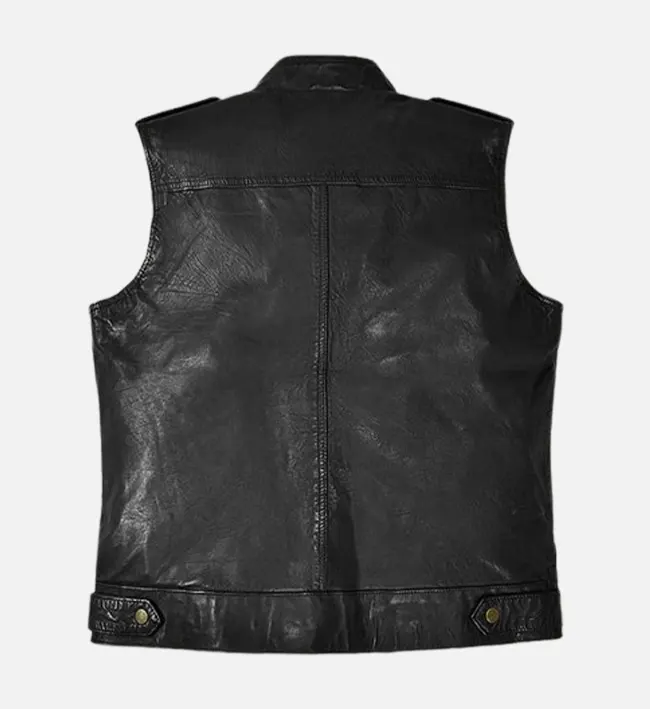 Summit Rider Leather Vest For Men