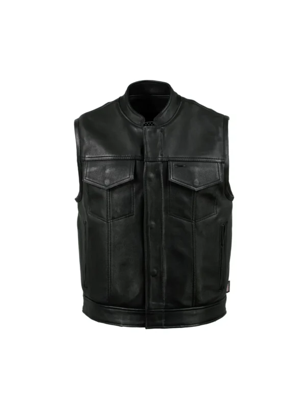 Classical Sons of Anarchy Moto Leather Vest