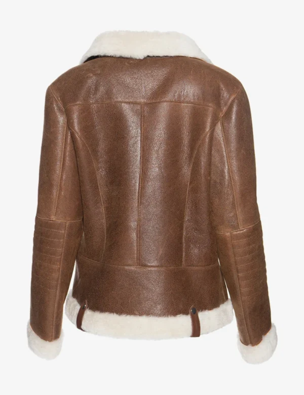 Sheepskin shearling coat men