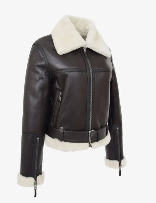 Skyfall style shearling coat