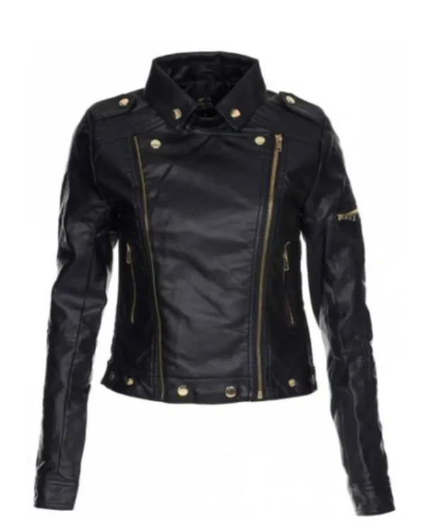Premuim Womens Moto Leather Jacket