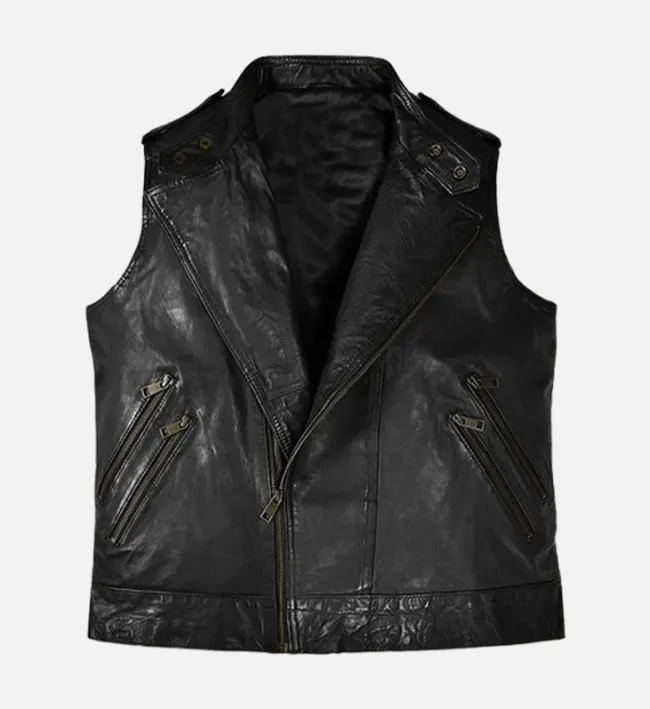 Summit Rider Leather Vest For Men