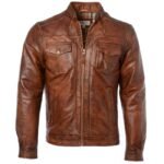 Exclusive Tan Leather Jacket