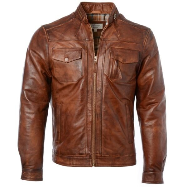 Exclusive Tan Leather Jacket