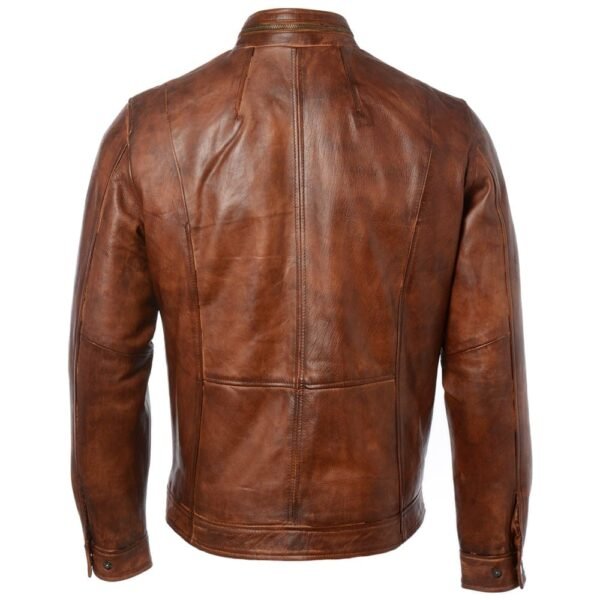 Tan Leather Jacket Exclusive Style