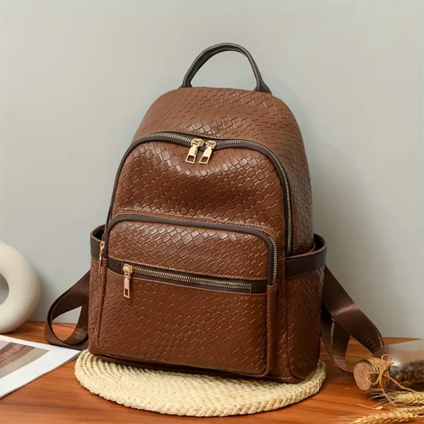 Trendy casual leather bag for women