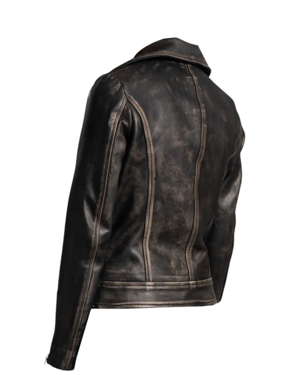 Vintage motorcycle jacket women