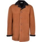 Mens Whisky Sheepskin Classic Coat