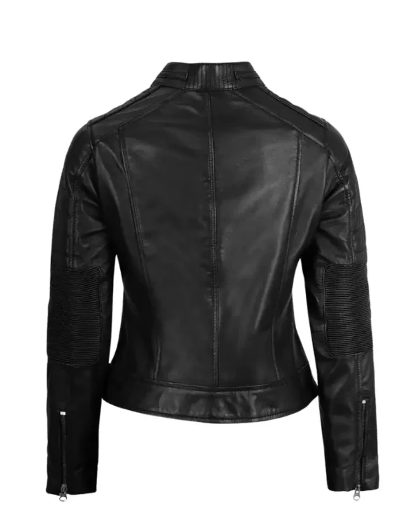 Womens riding leather jacket