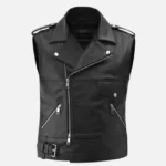 Stylish Mens Thunderbolt Biker Vest