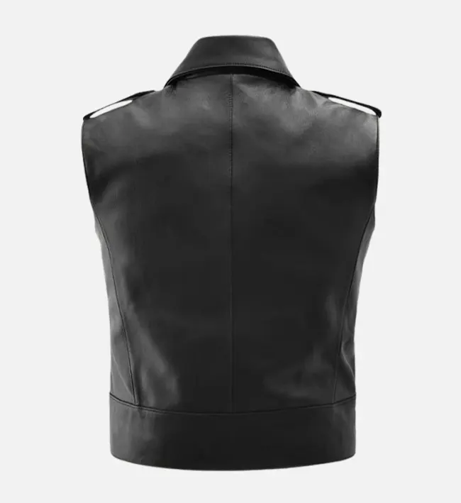 Stylish Mens Thunderbolt Biker Vest