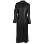 Premium Black Long Length Coat – Classic Design