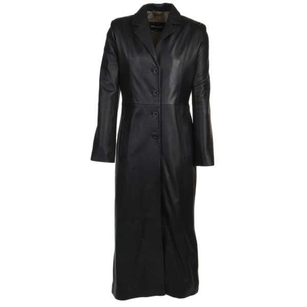 Premium Black Long Length Coat