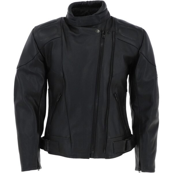 Mens Genuine Cowhide Leather Jacket – Black Look