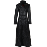 Long Length Gothic Black Coat – Dark Elegance