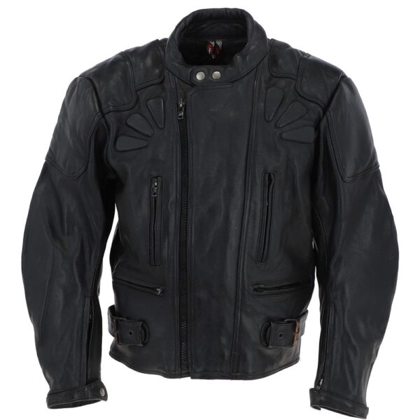 Rocco Mens Genuine Cowhide Leather Fashion Jacket